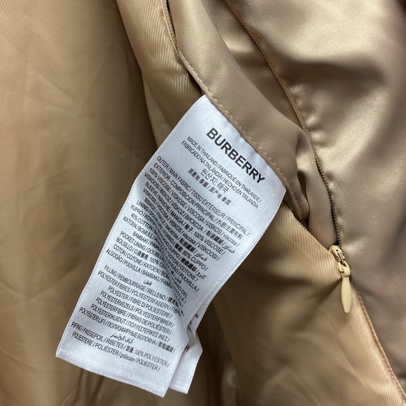 BURBERRY Harlington Logo Patch Satin Bomber Jacket - Picture 11 of 16